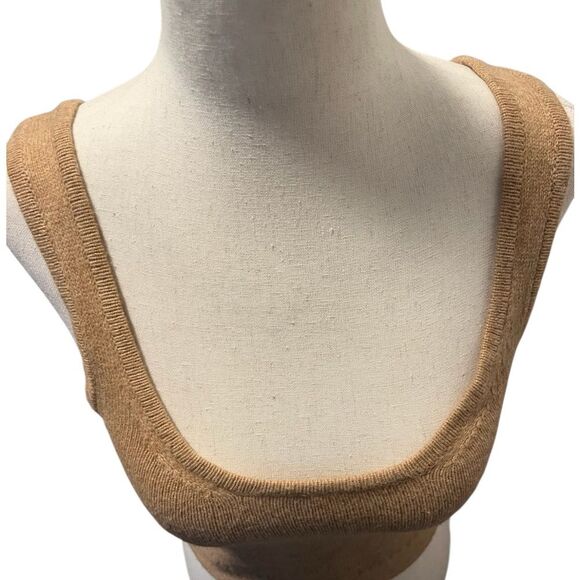 Madewell Womens Tan Wool Blend Knit Tank Sweater Size XXSmall - Picture 6 of 11